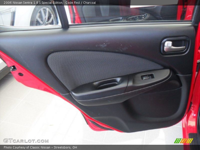 Code Red / Charcoal 2006 Nissan Sentra 1.8 S Special Edition