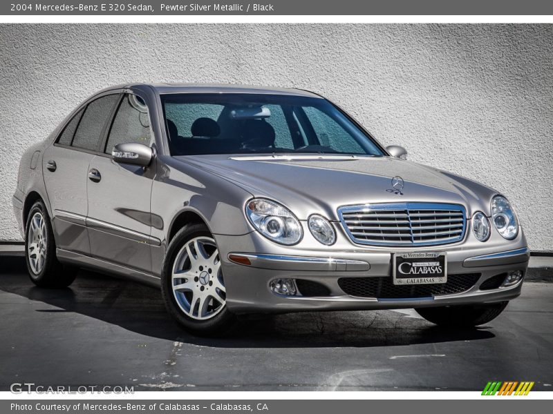 Pewter Silver Metallic / Black 2004 Mercedes-Benz E 320 Sedan
