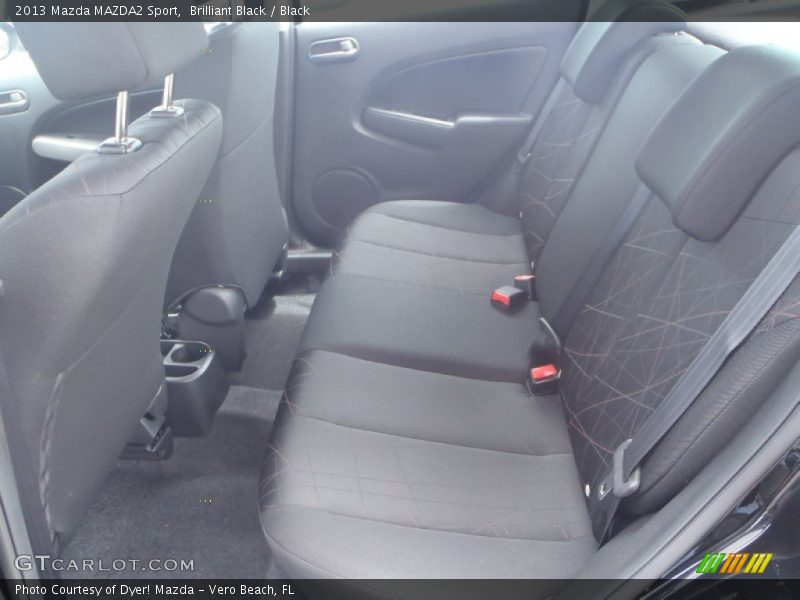 Rear Seat of 2013 MAZDA2 Sport