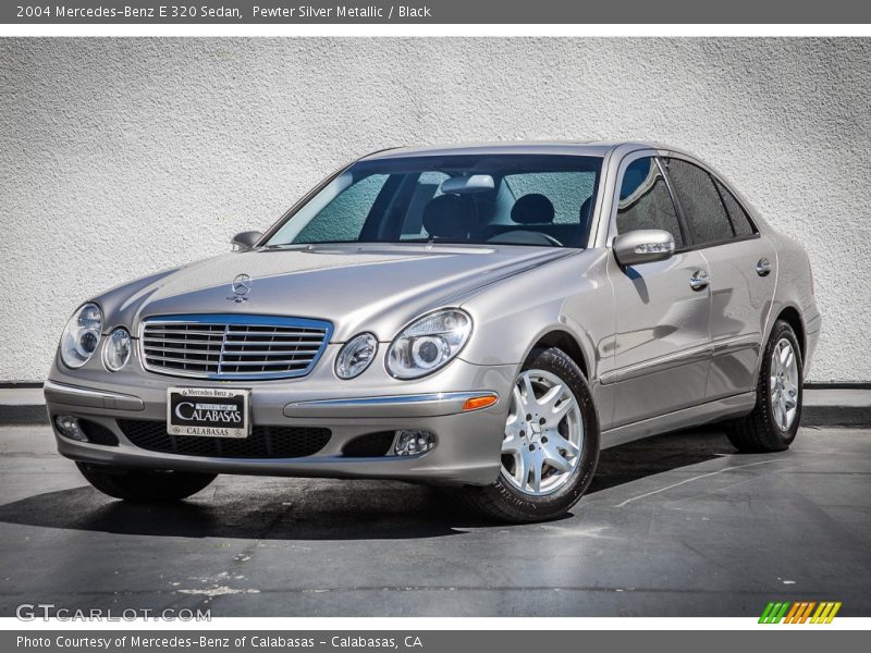 Pewter Silver Metallic / Black 2004 Mercedes-Benz E 320 Sedan