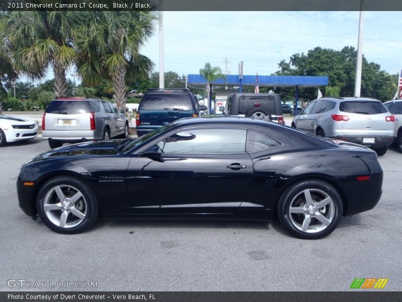 Black / Black 2011 Chevrolet Camaro LT Coupe