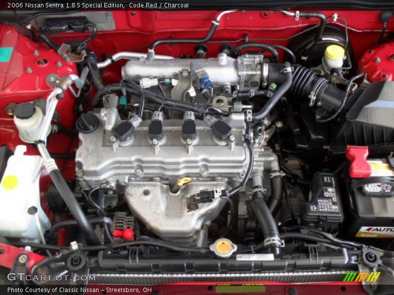 Code Red / Charcoal 2006 Nissan Sentra 1.8 S Special Edition