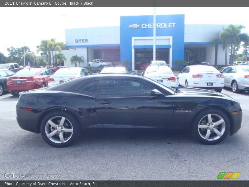 Black / Black 2011 Chevrolet Camaro LT Coupe