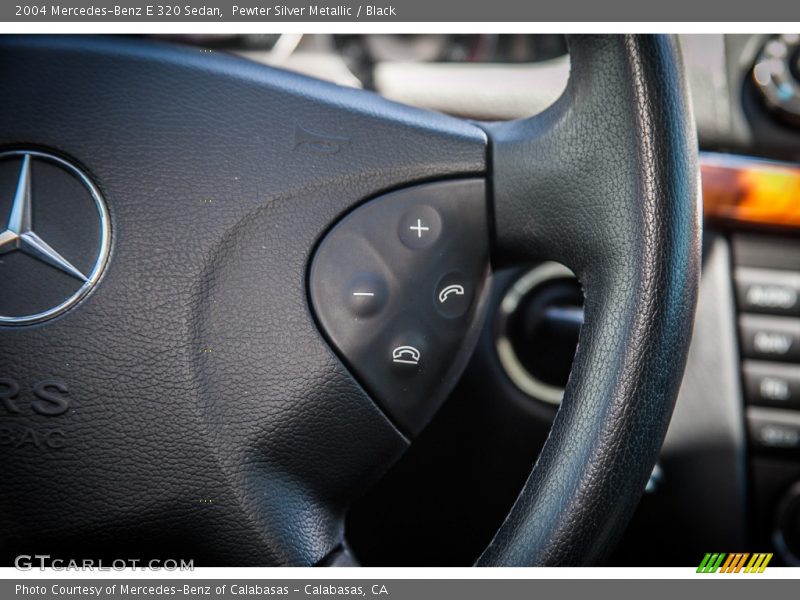 Pewter Silver Metallic / Black 2004 Mercedes-Benz E 320 Sedan