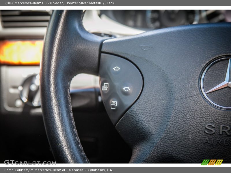 Pewter Silver Metallic / Black 2004 Mercedes-Benz E 320 Sedan