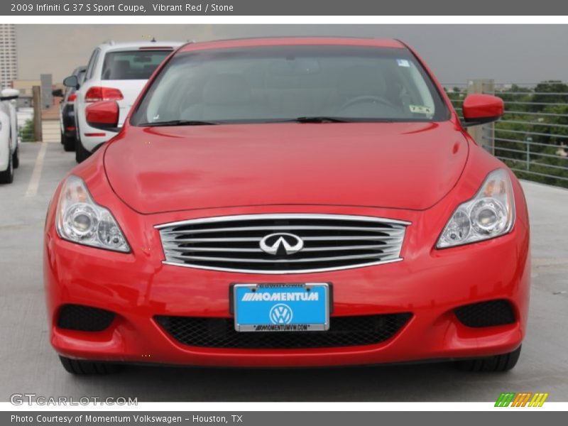 Vibrant Red / Stone 2009 Infiniti G 37 S Sport Coupe
