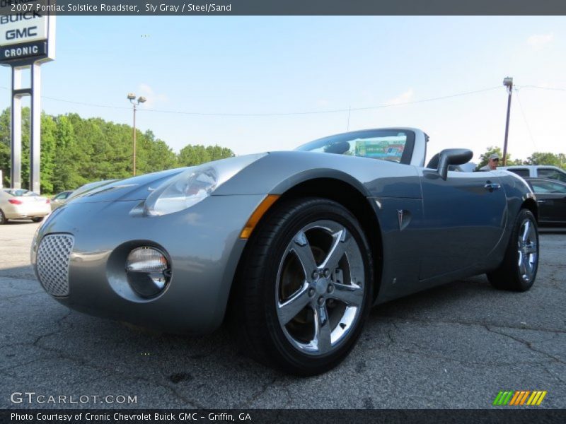 Sly Gray / Steel/Sand 2007 Pontiac Solstice Roadster