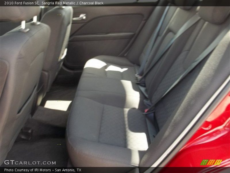 Sangria Red Metallic / Charcoal Black 2010 Ford Fusion SE