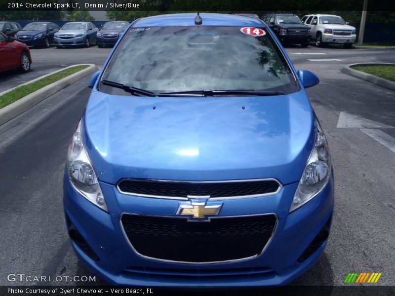 Denim / Silver/Blue 2014 Chevrolet Spark LT