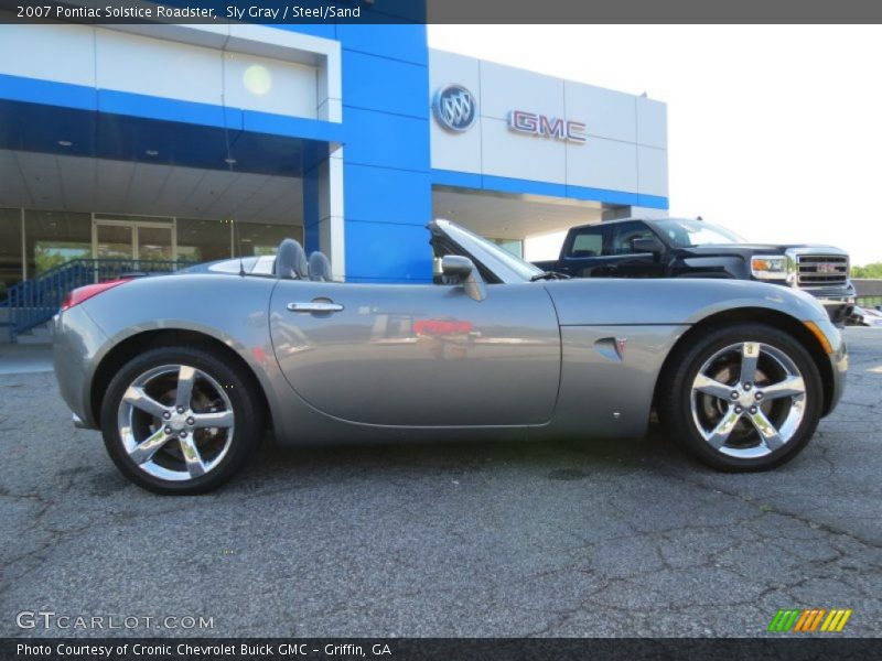 Sly Gray / Steel/Sand 2007 Pontiac Solstice Roadster