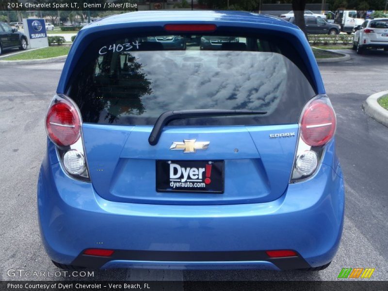 Denim / Silver/Blue 2014 Chevrolet Spark LT