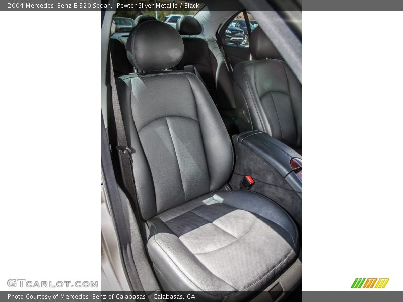 Pewter Silver Metallic / Black 2004 Mercedes-Benz E 320 Sedan