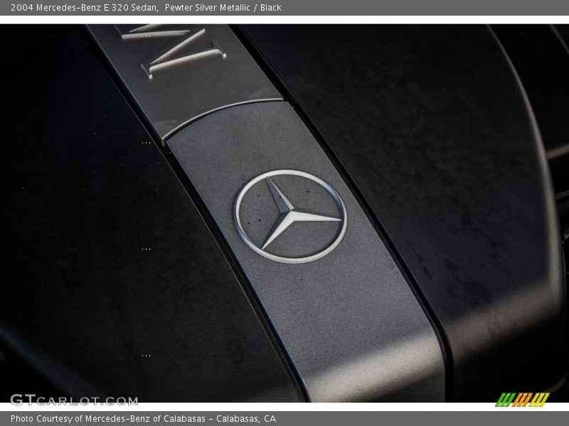 Pewter Silver Metallic / Black 2004 Mercedes-Benz E 320 Sedan
