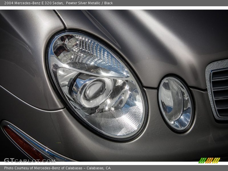 Pewter Silver Metallic / Black 2004 Mercedes-Benz E 320 Sedan