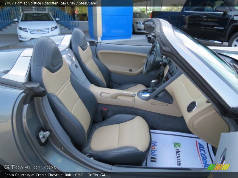 Sly Gray / Steel/Sand 2007 Pontiac Solstice Roadster