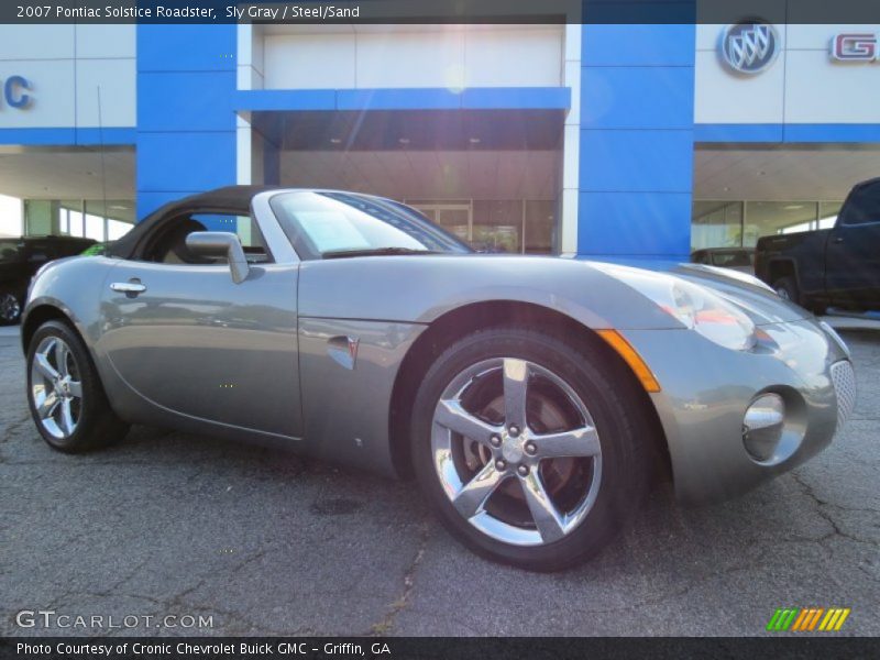 Sly Gray / Steel/Sand 2007 Pontiac Solstice Roadster
