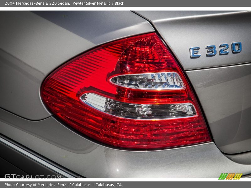 Pewter Silver Metallic / Black 2004 Mercedes-Benz E 320 Sedan