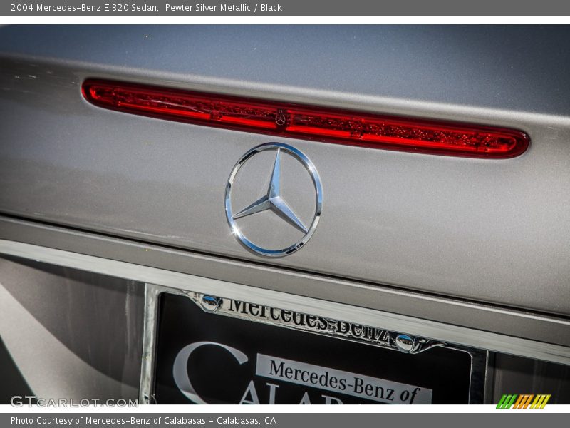 Pewter Silver Metallic / Black 2004 Mercedes-Benz E 320 Sedan