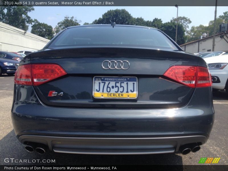 Meteor Gray Pearl Effect / Black 2010 Audi S4 3.0 quattro Sedan