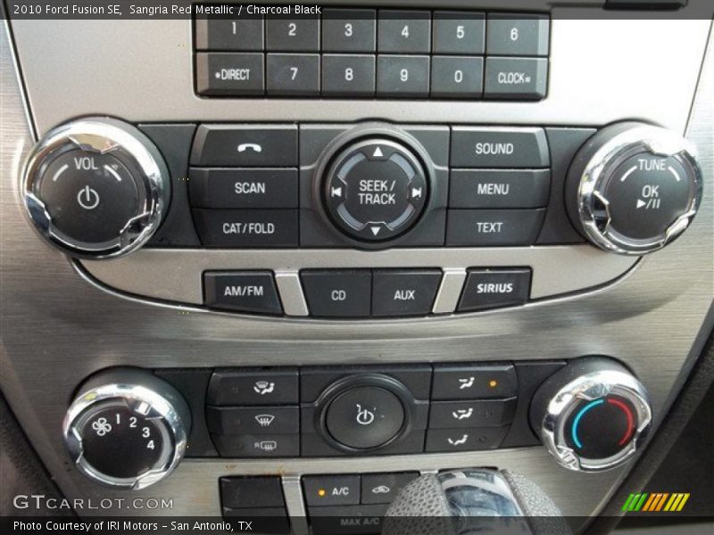 Sangria Red Metallic / Charcoal Black 2010 Ford Fusion SE