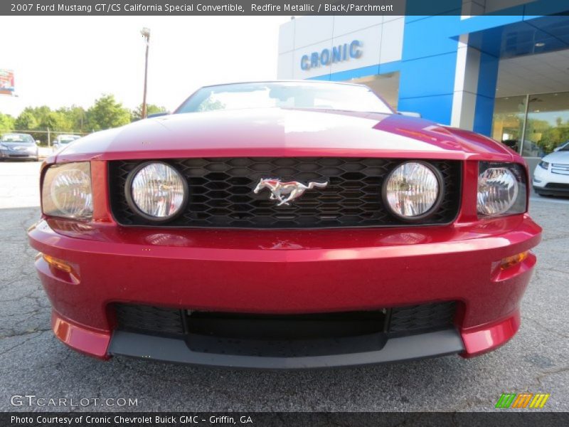 Redfire Metallic / Black/Parchment 2007 Ford Mustang GT/CS California Special Convertible