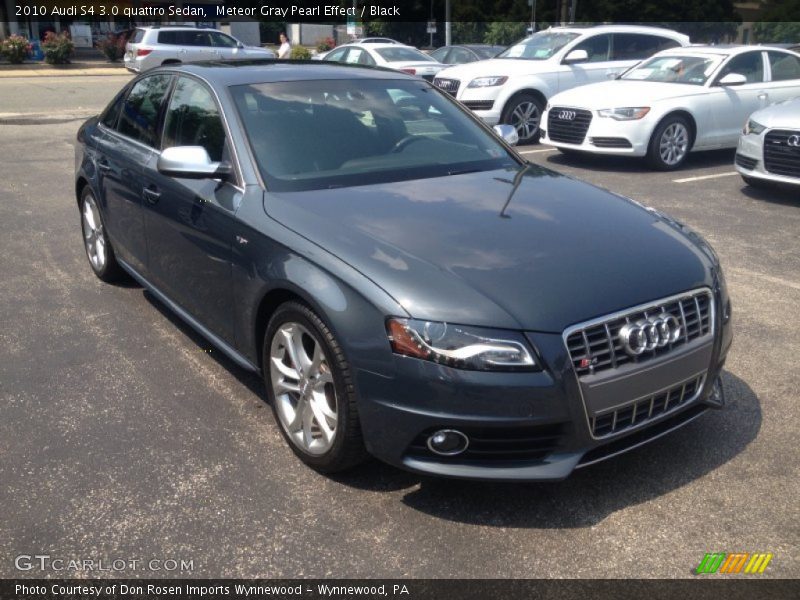 Meteor Gray Pearl Effect / Black 2010 Audi S4 3.0 quattro Sedan