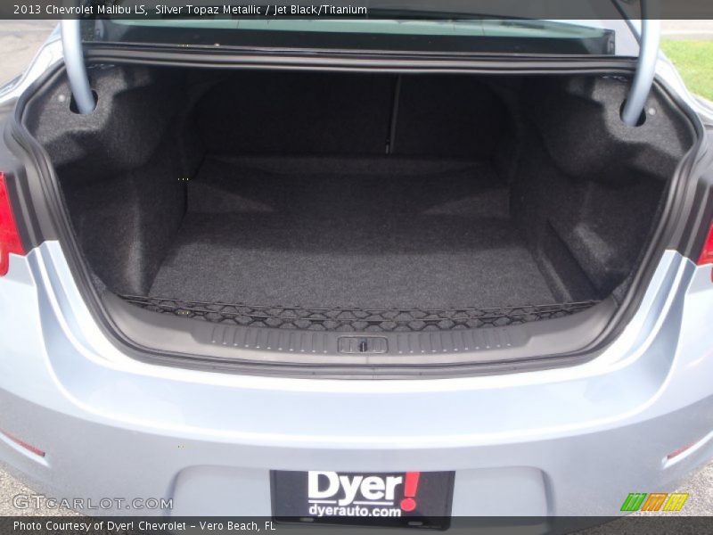 Silver Topaz Metallic / Jet Black/Titanium 2013 Chevrolet Malibu LS
