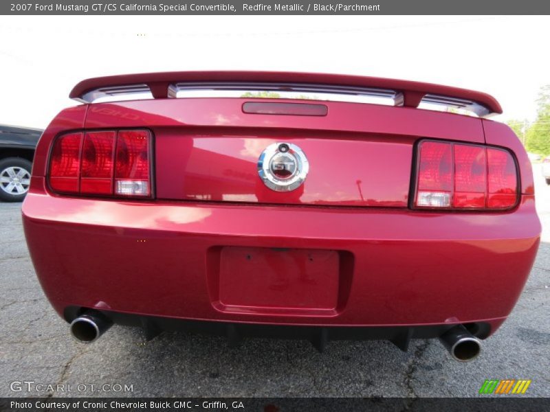 Redfire Metallic / Black/Parchment 2007 Ford Mustang GT/CS California Special Convertible