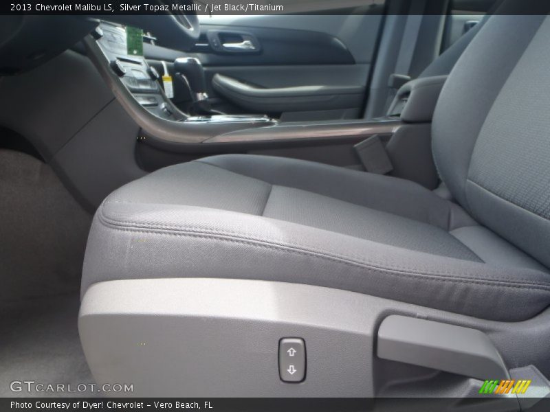 Silver Topaz Metallic / Jet Black/Titanium 2013 Chevrolet Malibu LS