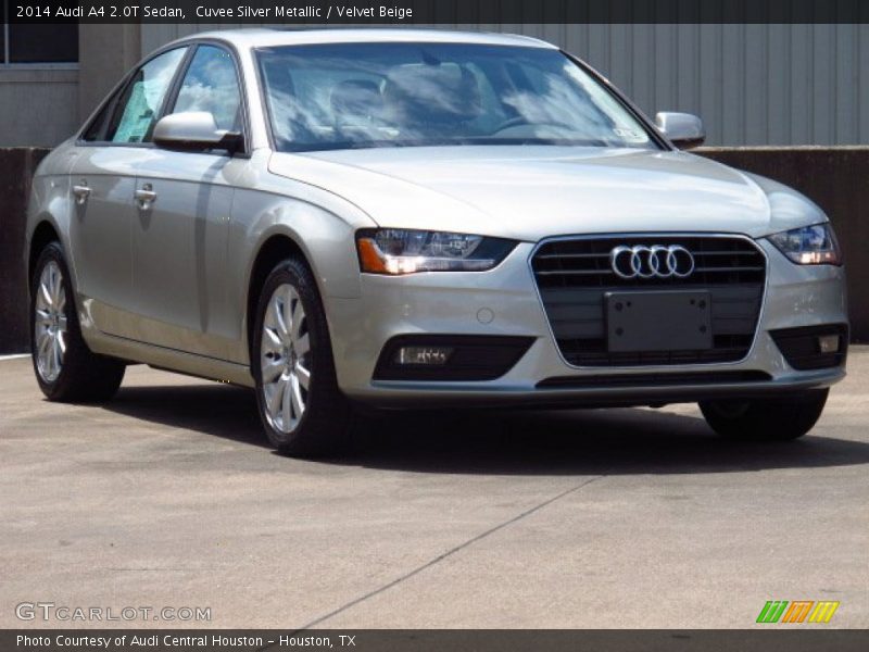 Cuvee Silver Metallic / Velvet Beige 2014 Audi A4 2.0T Sedan
