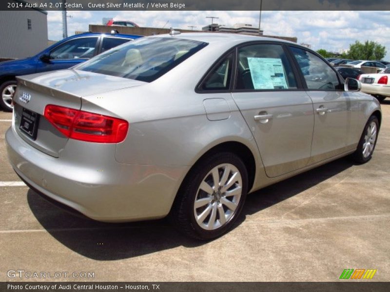 Cuvee Silver Metallic / Velvet Beige 2014 Audi A4 2.0T Sedan