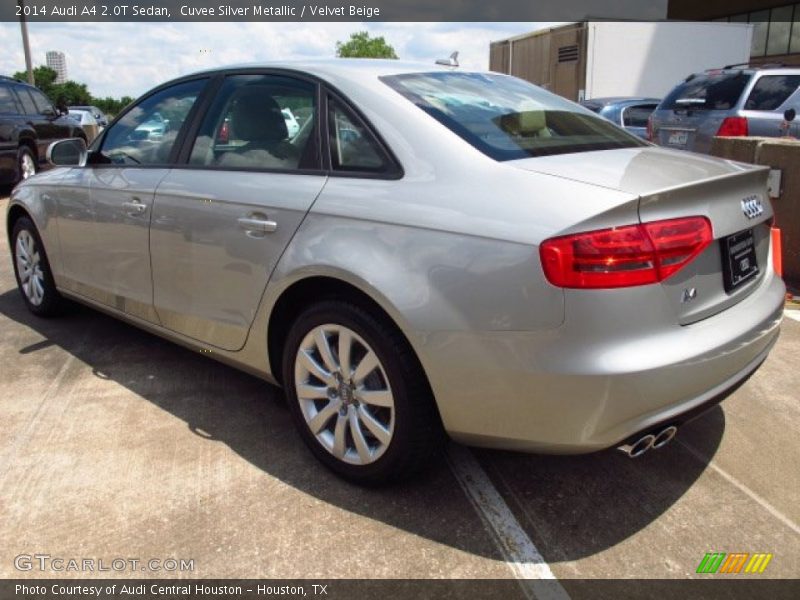 Cuvee Silver Metallic / Velvet Beige 2014 Audi A4 2.0T Sedan