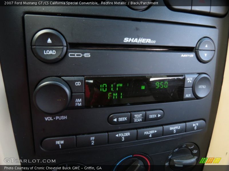 Controls of 2007 Mustang GT/CS California Special Convertible