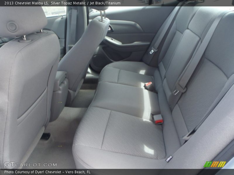 Silver Topaz Metallic / Jet Black/Titanium 2013 Chevrolet Malibu LS