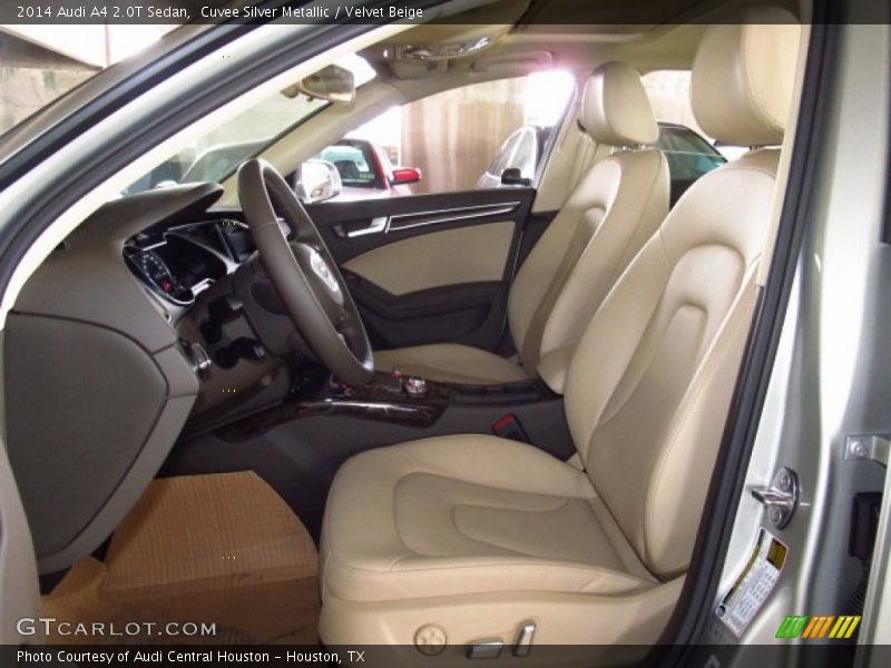 Front Seat of 2014 A4 2.0T Sedan