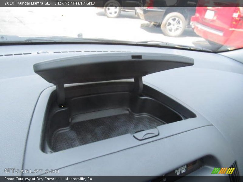 Black Noir Pearl / Gray 2010 Hyundai Elantra GLS