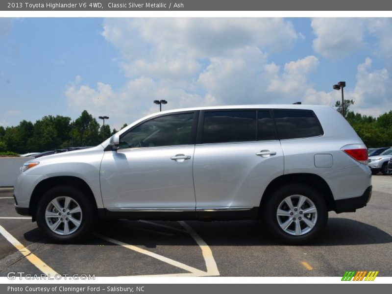 Classic Silver Metallic / Ash 2013 Toyota Highlander V6 4WD