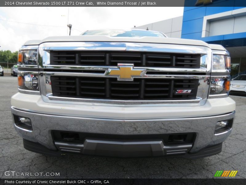 White Diamond Tricoat / Jet Black 2014 Chevrolet Silverado 1500 LT Z71 Crew Cab