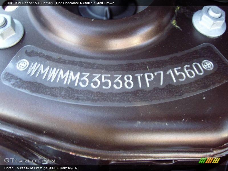 Hot Chocolate Metallic / Malt Brown 2008 Mini Cooper S Clubman