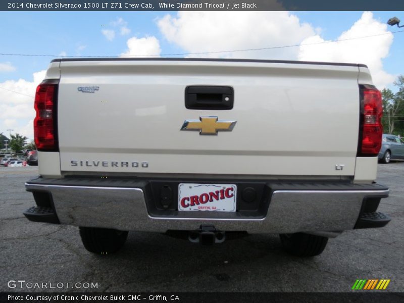 White Diamond Tricoat / Jet Black 2014 Chevrolet Silverado 1500 LT Z71 Crew Cab