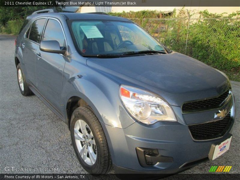 Twilight Blue Metallic / Light Titanium/Jet Black 2011 Chevrolet Equinox LT