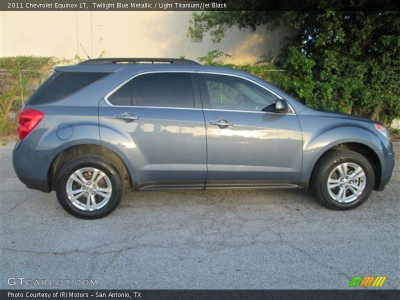 Twilight Blue Metallic / Light Titanium/Jet Black 2011 Chevrolet Equinox LT