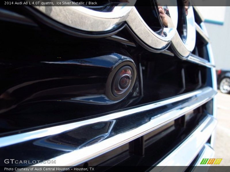 Ice Silver Metallic / Black 2014 Audi A8 L 4.0T quattro