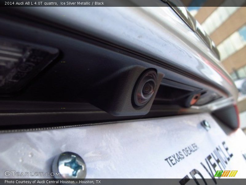 Ice Silver Metallic / Black 2014 Audi A8 L 4.0T quattro