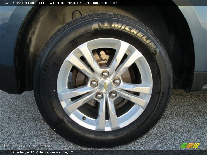 Twilight Blue Metallic / Light Titanium/Jet Black 2011 Chevrolet Equinox LT