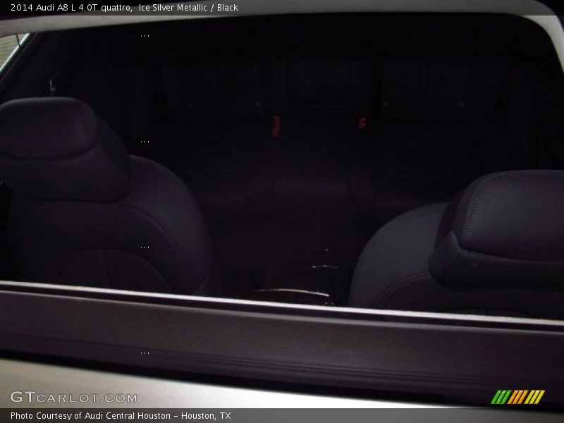 Ice Silver Metallic / Black 2014 Audi A8 L 4.0T quattro
