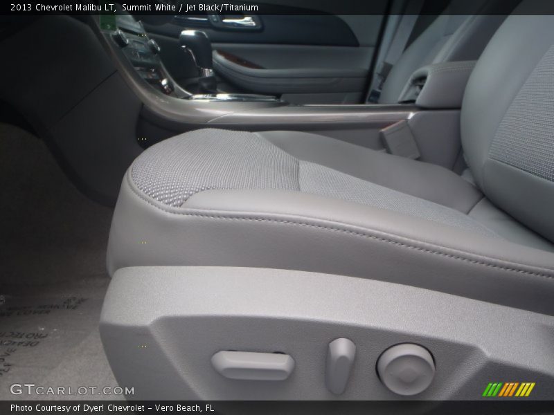 Summit White / Jet Black/Titanium 2013 Chevrolet Malibu LT