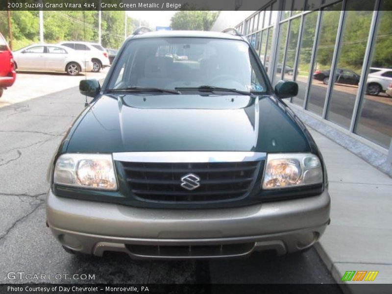 Grove Green Metallic / Beige 2003 Suzuki Grand Vitara 4x4