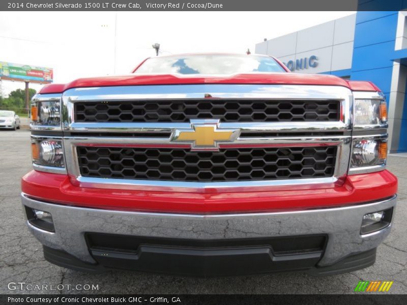 Victory Red / Cocoa/Dune 2014 Chevrolet Silverado 1500 LT Crew Cab