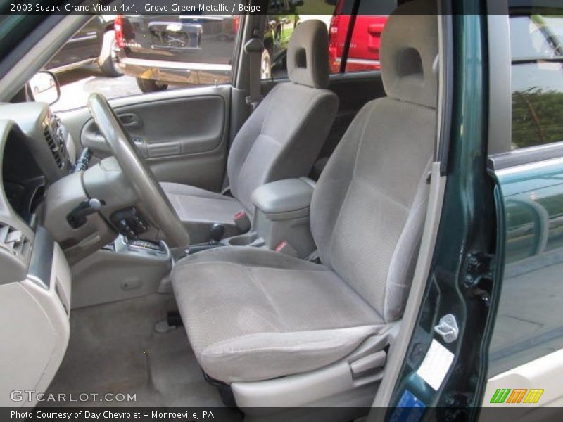  2003 Grand Vitara 4x4 Beige Interior